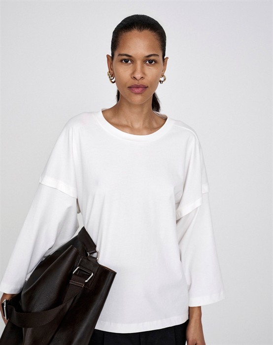 Laurah Bluse - Chalk 